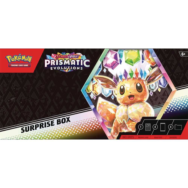 Pokemon TCG: Scarlet & Violet 8.5 - Prismatic Evolutions – Surprise Box Collection