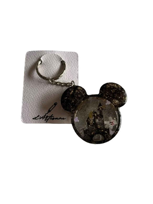 Porte clé shaker mickey chateau