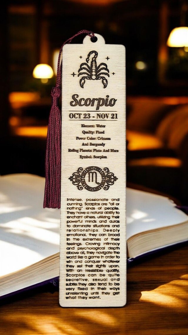 Bookmarks - Signs of the Zodiac - Scorpio