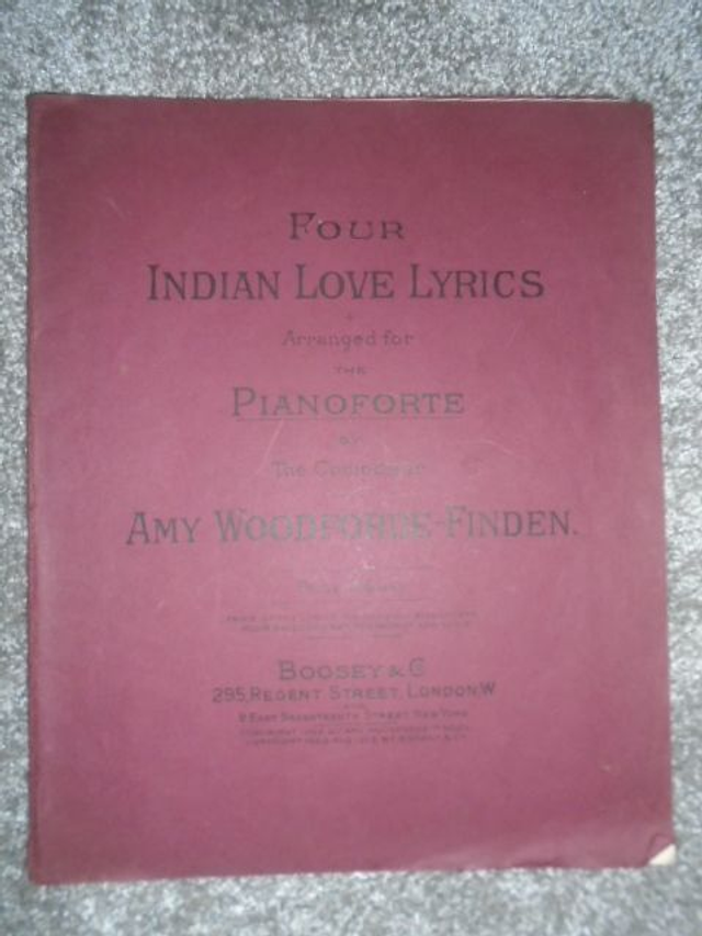 Four Indian Love Lyrics for piano by Amy Woodforde-Finden
