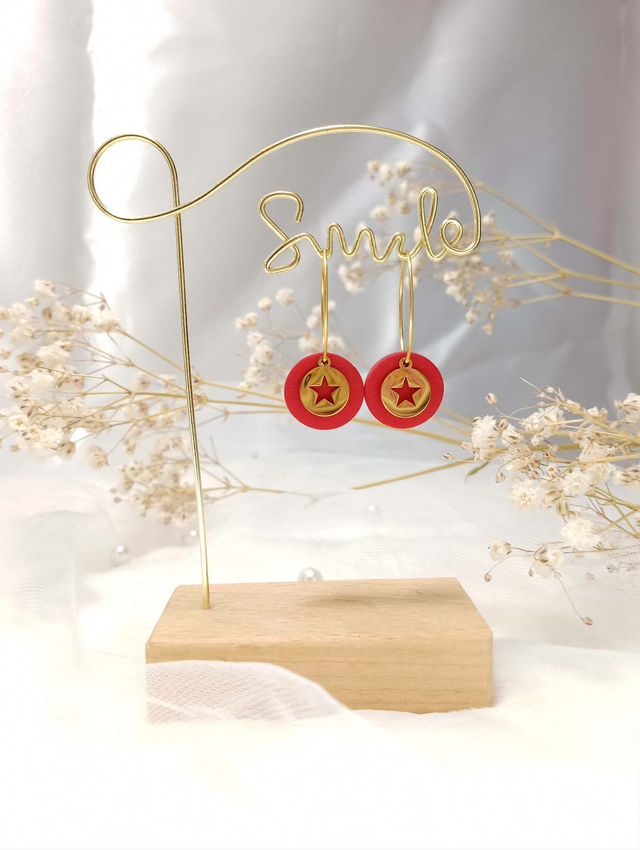 Boucles d'Oreilles "Etoiles Célestes"