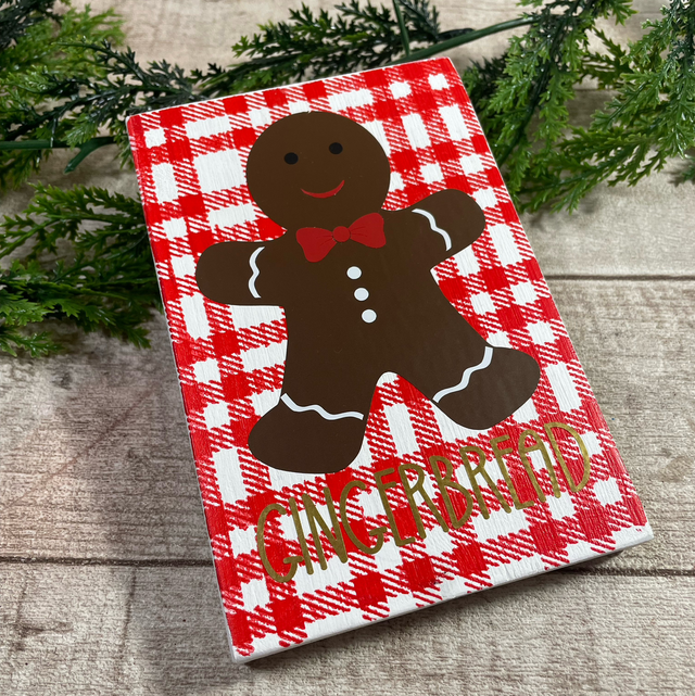 Gingerbread διακοσμητικό καδράκι