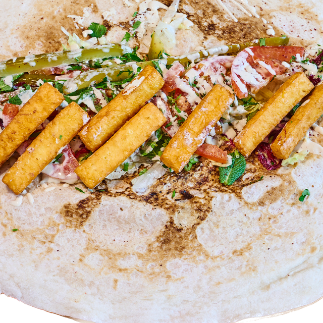 Falafel blumenkohl wrap فلافل زهره