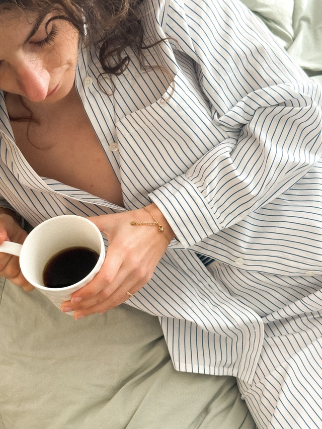 Carrie chemise rayures blue