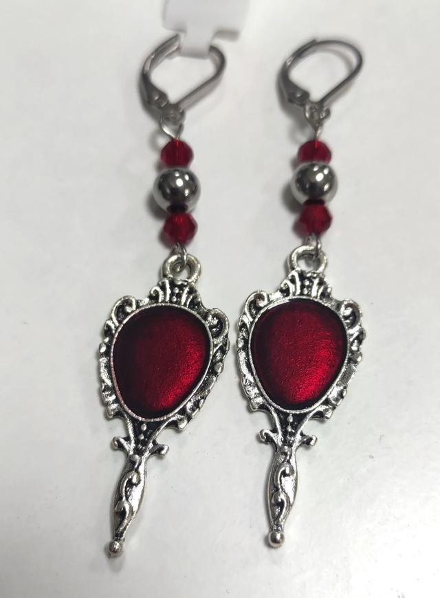Boucles d'oreilles miroir 2