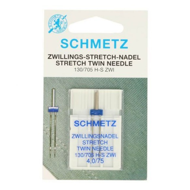 0706900 Schmetz Tweeling stretch 4.0/75 (1 stuk)