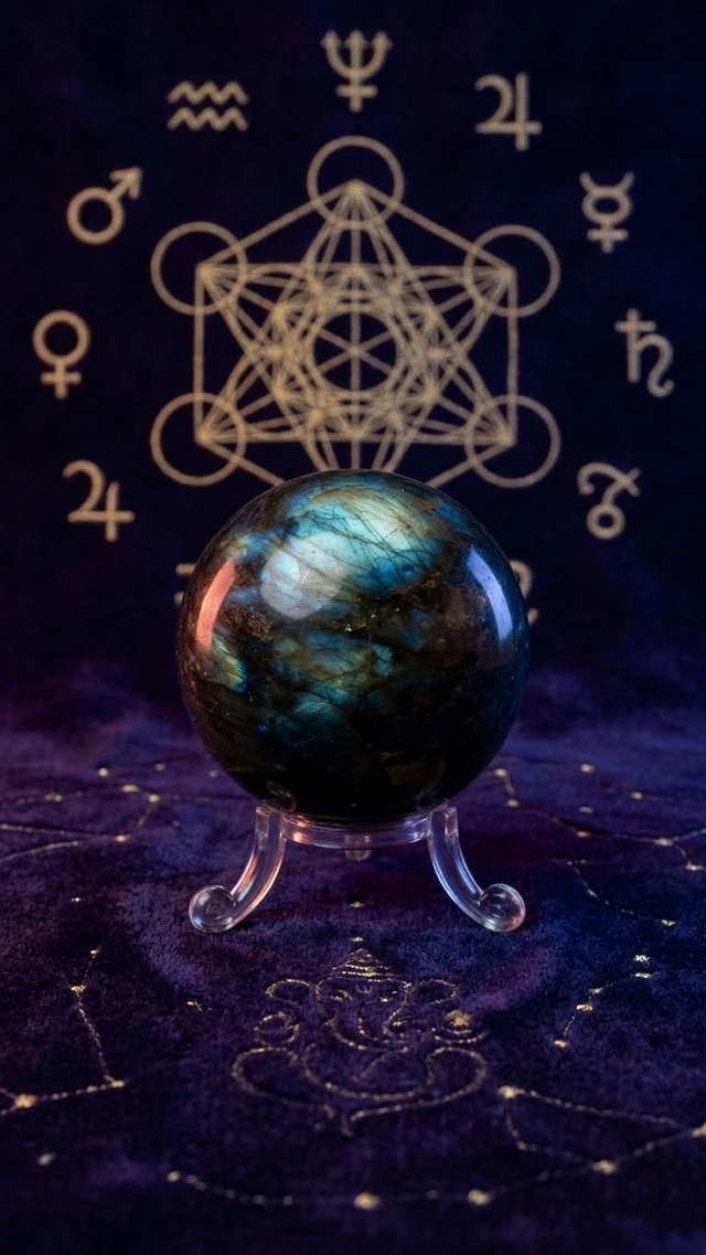 Sphère labradorite 5,5cm