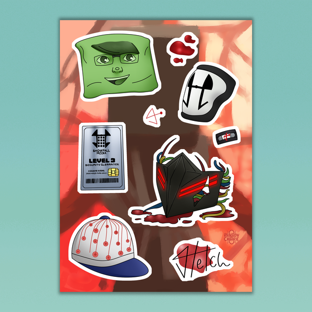 Generation Loss Vinyl Sticker Sheet