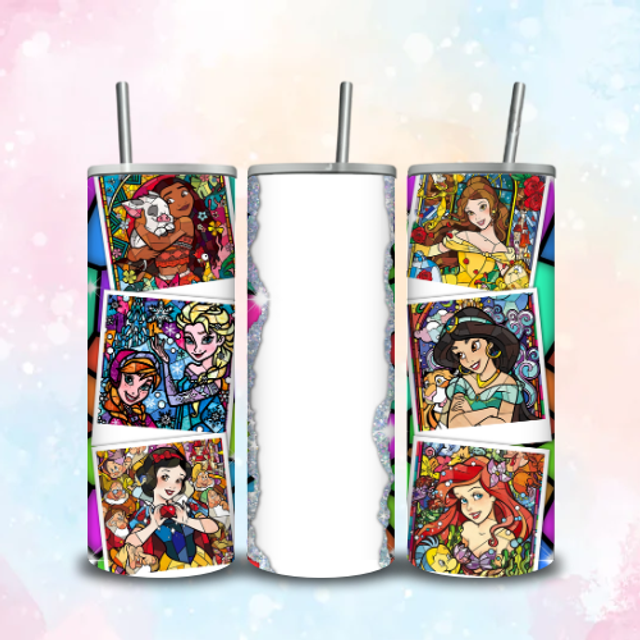 Tumbler Déchiré Princesse Vitrail 2