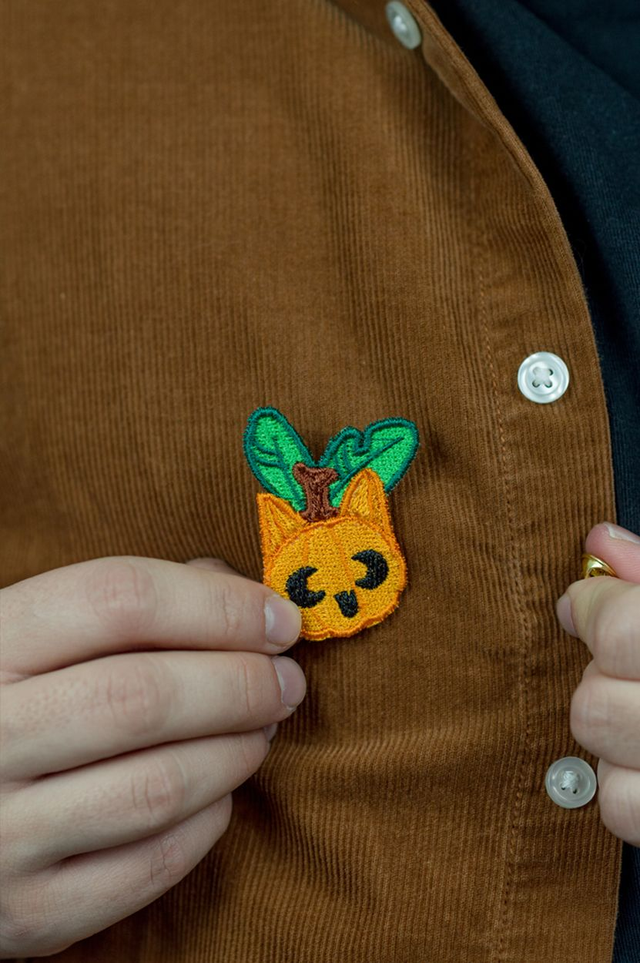 Pin's brodé chatrouille