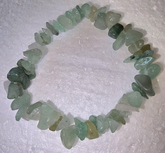 Aventurine Chip Gemstone Bracelet