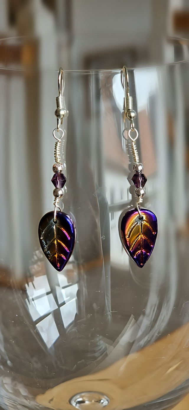 Blätterohrringe    Ohrschmuck