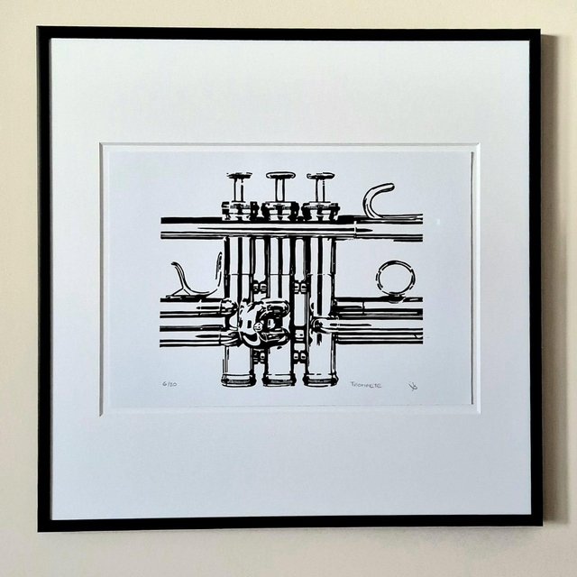 Instrumente | Trompete gerahmt