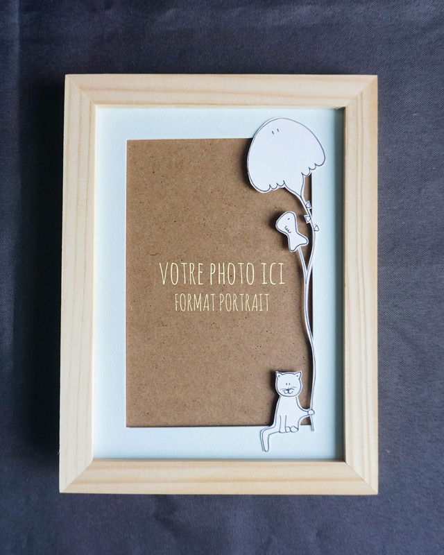 Le cerf-volant • passe-partout et cadre