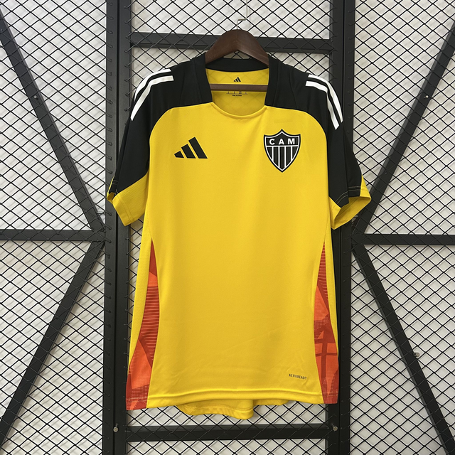 Camiseta Atletico Mineiro - Entrenamineto Amarilla - Versión Fan 25-26