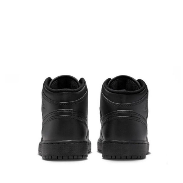 Air Jordan 1 Mid en cuir - Noir(enfant)
