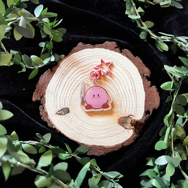 Llavero Kirby // Kirby con cuchillo