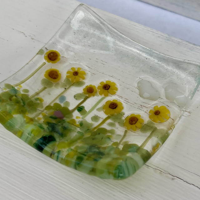 Sunflower ring dish