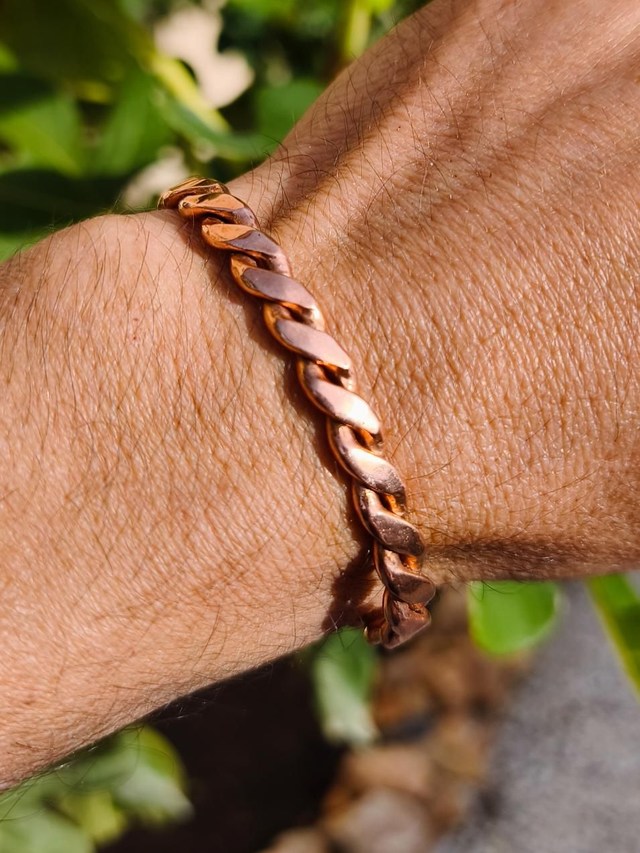Bracelets en Cuivre Pur Tressé - Mixte