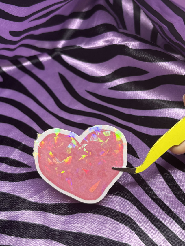 you are loved heart sticker 