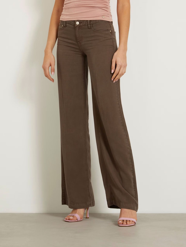 11550662 - GUESS Pantaloni wide leg a vita media