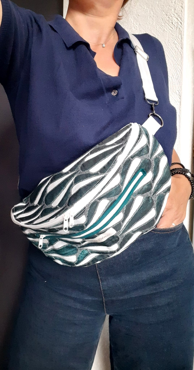 Luella - Sac banane Bleu paon