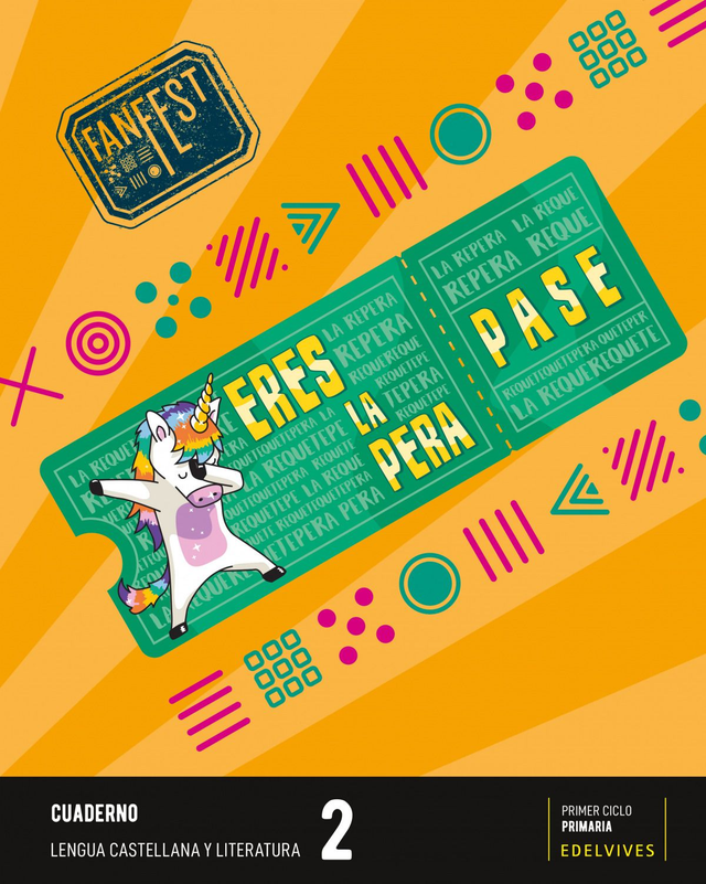  CUADERNO LENGUA 2ºEP 23 FANFEST - VV.AA. [Libro de texto] - Edelvives