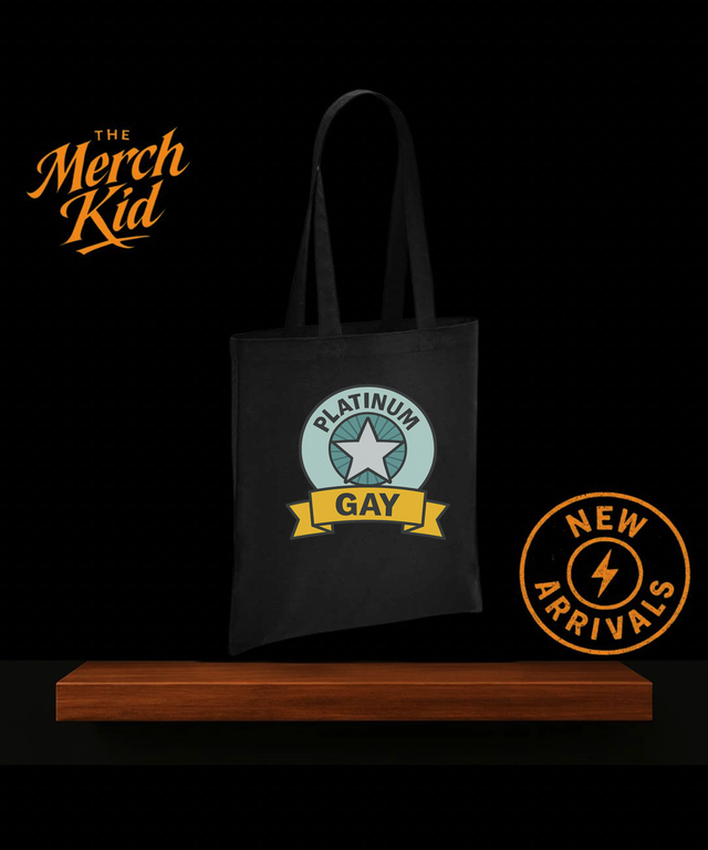 Platinum Star Gay Tote Bag