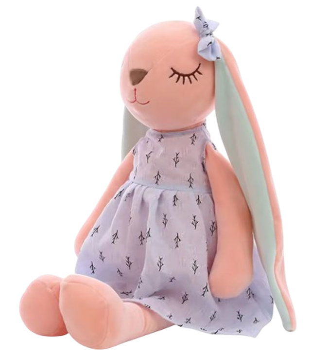 Muñeco de apego. Coneja con vestido