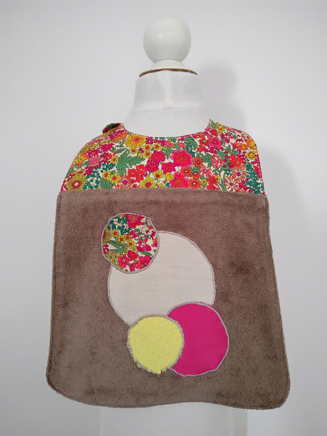 Bavoir Liberty Fleuri