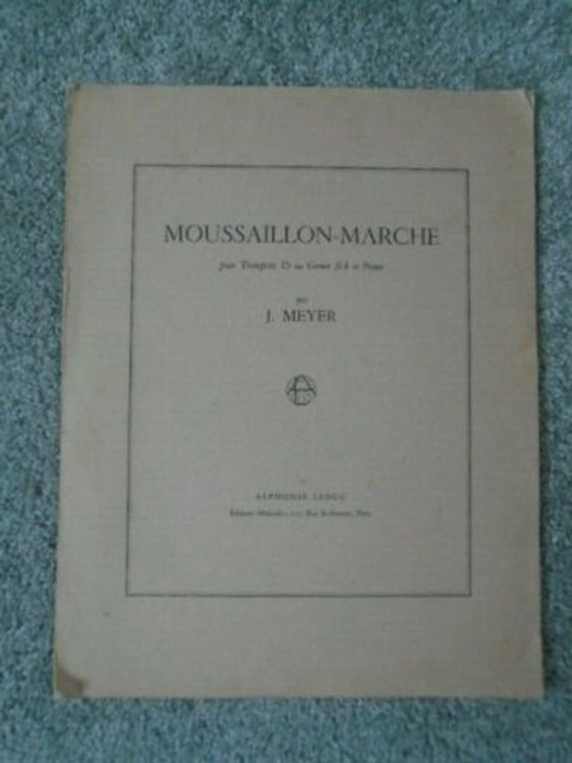 Moussaillon Marche (trumpet &amp; Piano) Jean Meyer