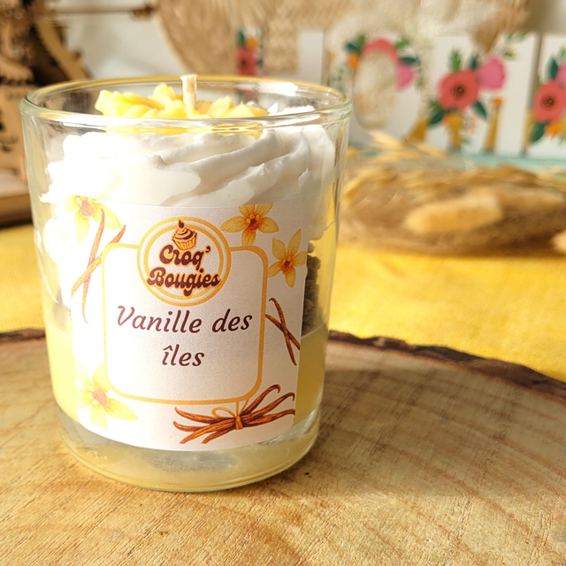 Bougie 140g - VANILLE DES ILES