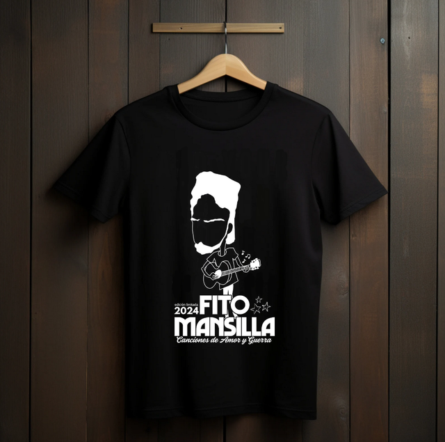 Camiseta negra FITO MANSILLA