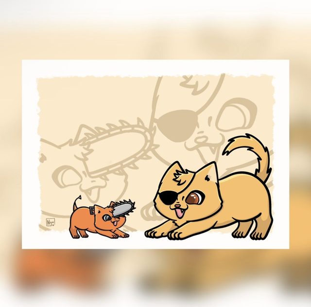 Chainsaw Cat • Print