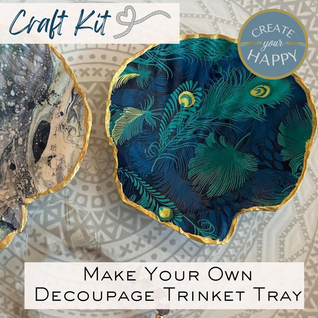 Decoupage Trinket Tray