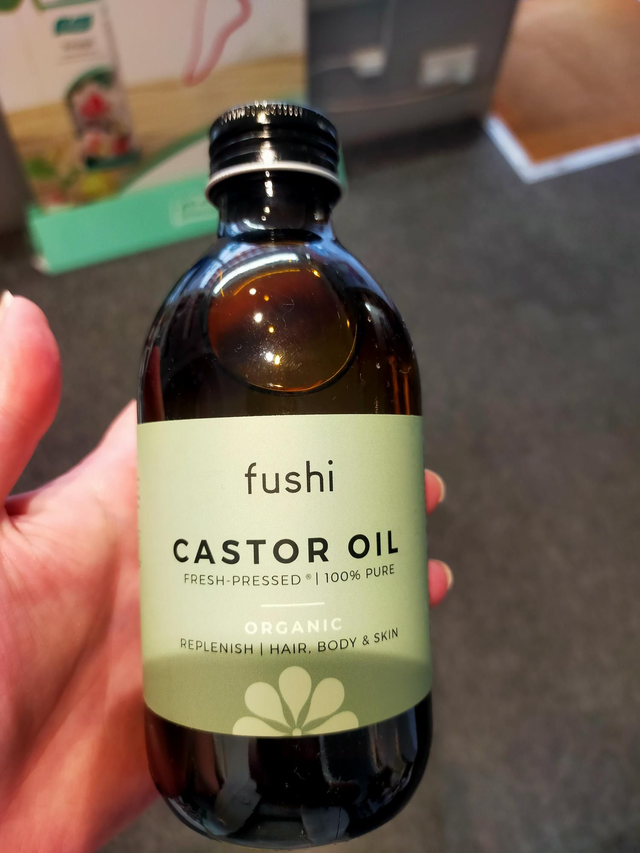 Organic Castor Oil 250ml (Fushi) fcasoil