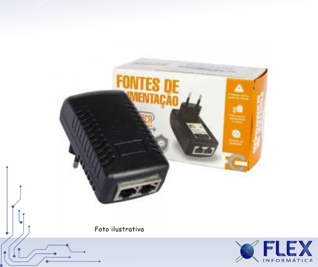 FONTE ADAPTADORA POE 24V 01A - FC2401PN