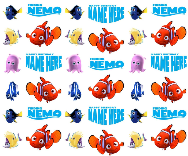 Finding Nemo Personalised Gift wrapping paper