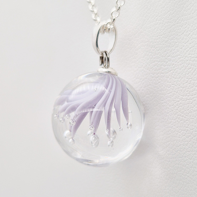 Pendentif Ariel violet