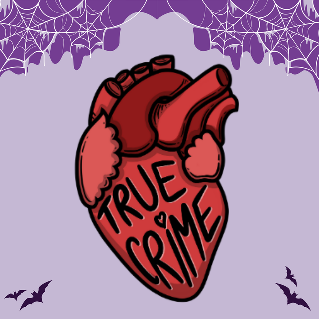 True Crime Heart | Keyring, Pin or Phone Grip | 159