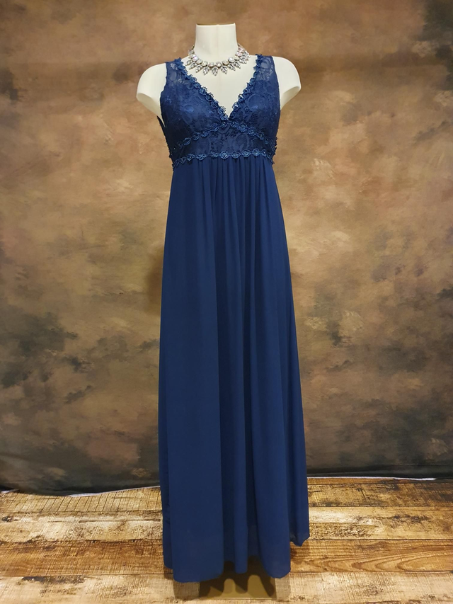 Abendkleid dkl. Blau 40
