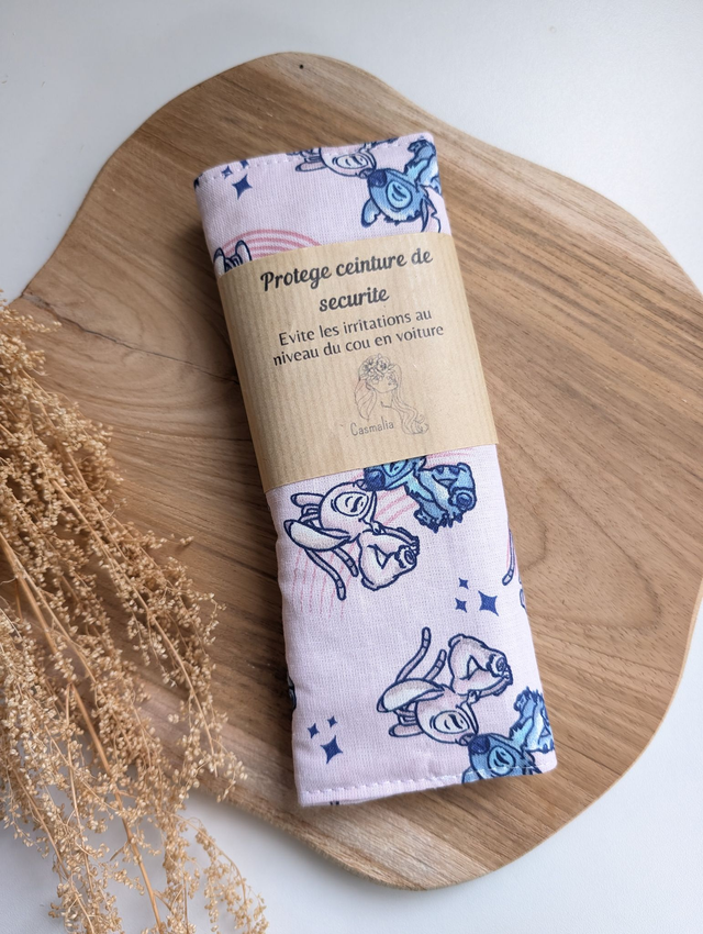 Protège-ceinture de sécurité voiture modèle Stitch