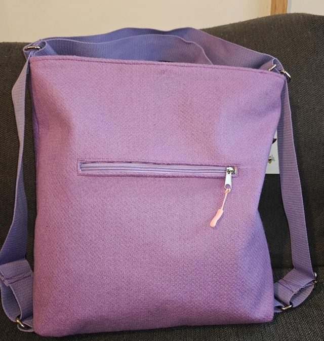 Heart of Huddersfield Yorkshire Tweed Pennine Hobo tote / backpack