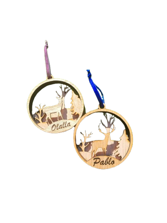 Bola Navidad 3D 10Ø