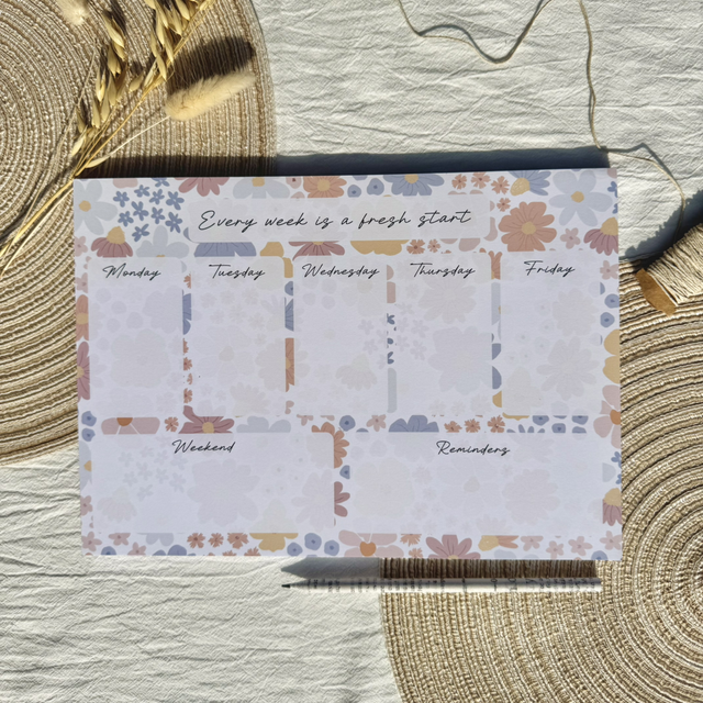In Full Bloom - Weekly Planner 