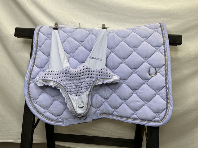 Ensemble Lami-cell Tapis + bonnet lavande 