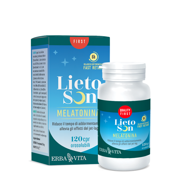LIETOSON MELATONINA RETARD 120CPR OROSOLUBILI