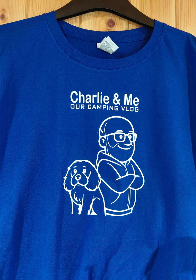 NEW for 2026 Charlie &amp; Me B2B t-shirt (blue only)