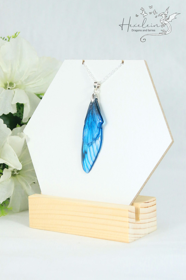 Nightfall Waves Fairy Wings Pendant