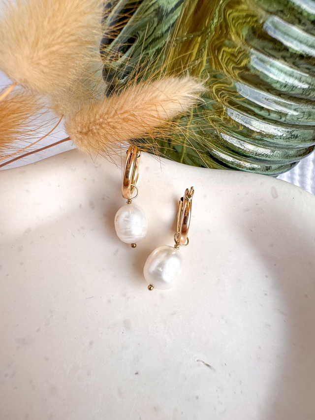 Boucle d’oreille Perles d'eau douce.